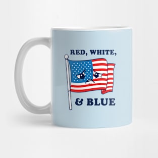 Red White And Blue Mug